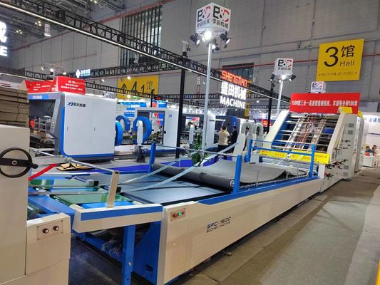 دستگاه لامیناتور فلوت با سرعت بالا لامیناتور کاغذی لوله دار 1500*1500MM