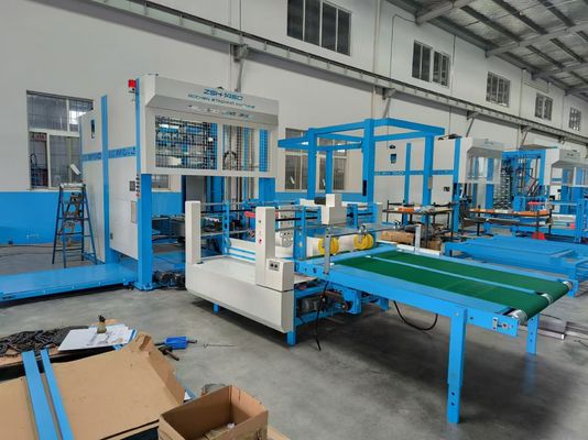 سیستم استایل کردن و لامین کردن فلوت با ماشین استایل کردن خودکار برای تولید کارتونی لوله دار