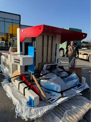 دستگاه چرخاندن پایل ترنر برای حذف گرد و غبار و تراز هوای بهبود سرعت خط چاپ و بسته بندی برای پاسخگویی به خواسته های تولید حجم بالا