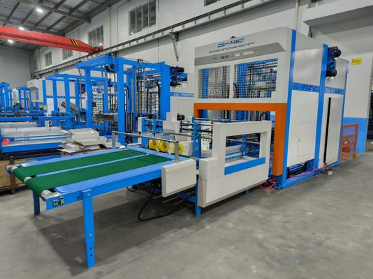 دستگاه پالت‌گذار فلیپ‌فلاپ تمام اتوماتیک برای تخته موجدار 12000 عدد در ساعت