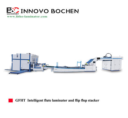 دستگاه لمینیت مقوای پرسرعت GFHT 1500mm، 50 ورق در دقیقه