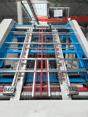 دستگاه لمینیت ورق به ورق اتوماتیک با سرعت بالا با فناوری کنترل سروو برای لمینیت کردن کاغذ کنگره ای و محصولات لمینیت چند لایه