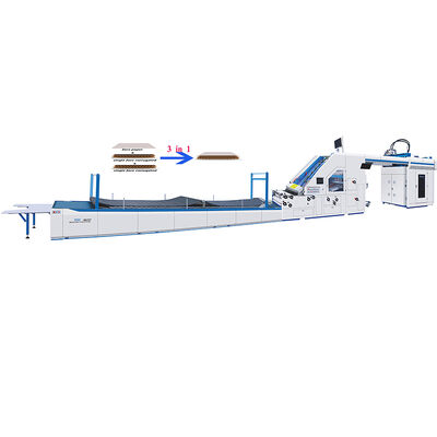 دستگاه لمینیتور اتوماتیک سه در یک سروو مدل جدید SFH1500 برای جعبه کارتن موجدار