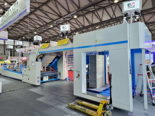 Gfs 200m/Min ماشین لامین کارتونی لوله دار سرعت بالا تغذیه خودکار همپوشانی