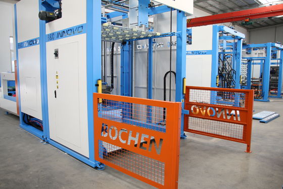 افزایش بهره وری با ماشین خودروی فلیپ فلپ استاکر برای استاک کردن و لامین کردن فلوت در تولید کارتونی لوله دار