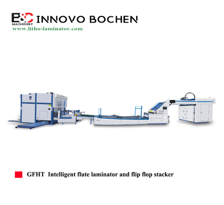 دستگاه لمینیت مقوای پرسرعت GFHT 1500mm، 50 ورق در دقیقه