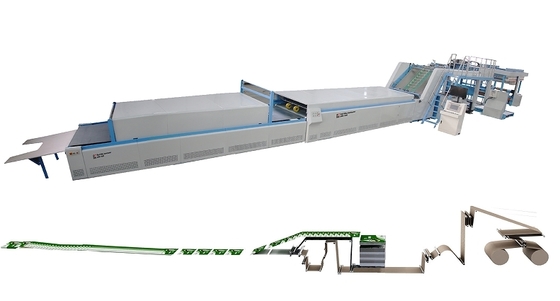 دستگاه لمینیتور رول به شیت GSL برای مقوا با سرعت 150 متر در دقیقه